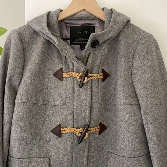 J.Crew ~ Wool Winter Coat with Toggles - Picture 2 of 12